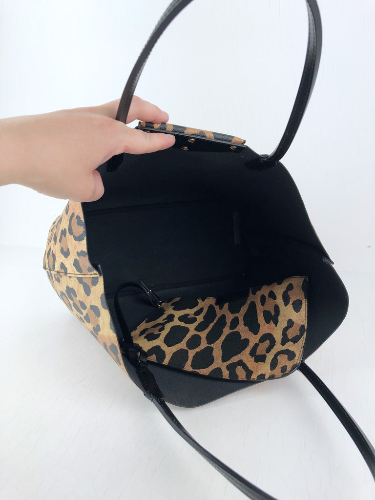 Givenchy Leopard Print Anitgona Small Tote Inkl. Clutch