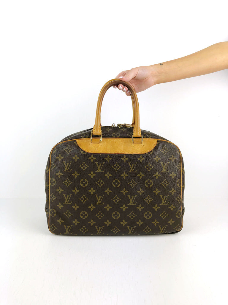 Louis Vuitton Monogram Deauville/Bowling Bag/Taske