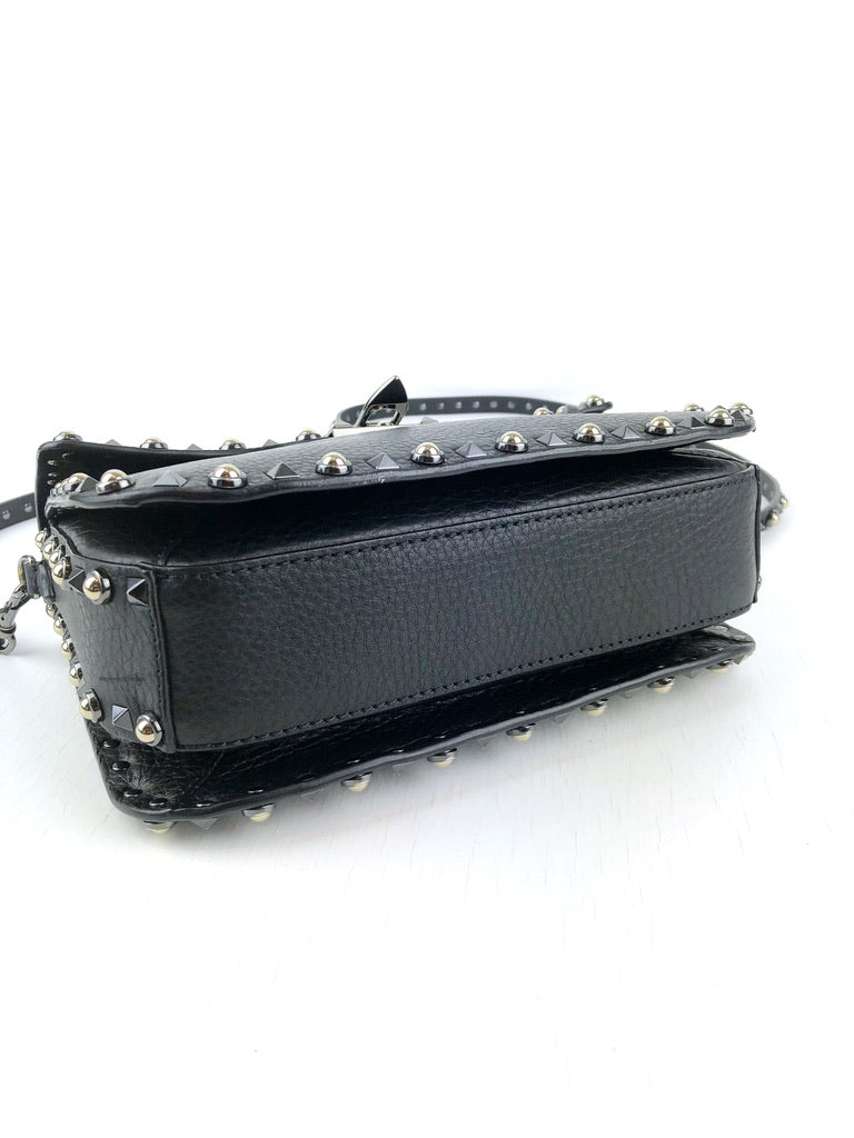 Valentino Rockstud Grainy Calfskin Handbag/Taske Limited