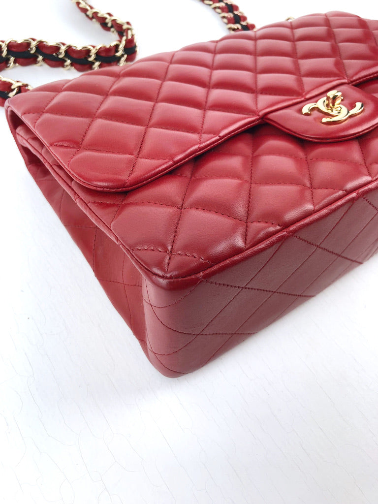 Chanel Large Flap Bag - Rød