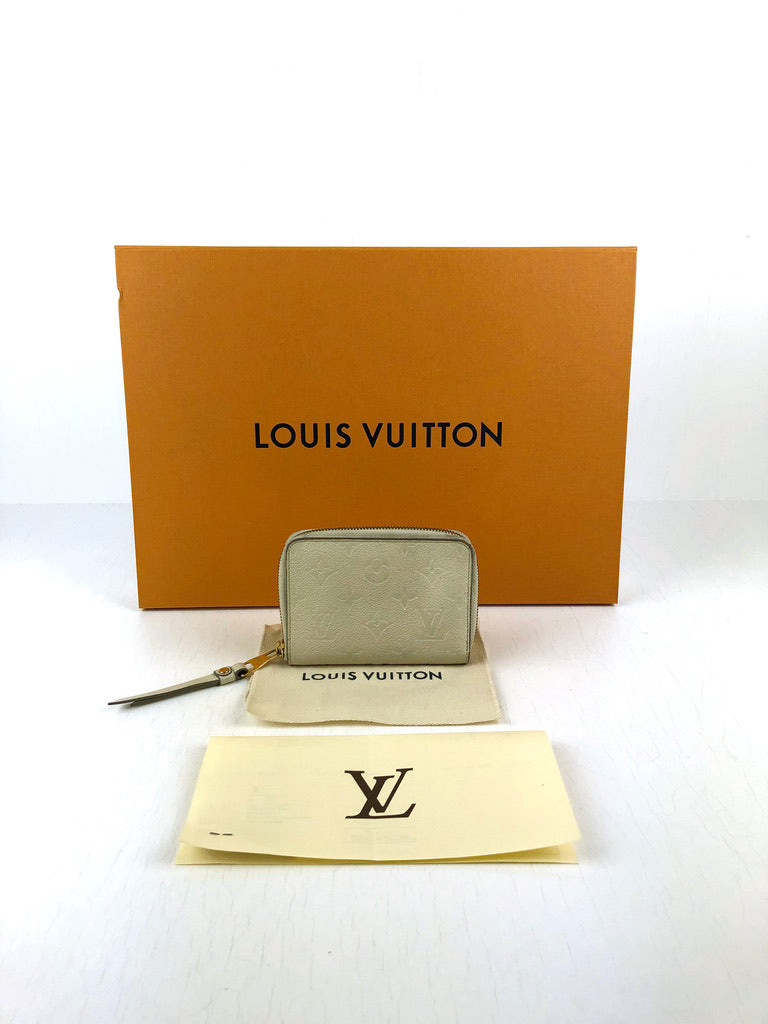 Louis Vuitton Empreinte Leather Wallet - Cremehvid - (Nypris ca 4.100 kr)
