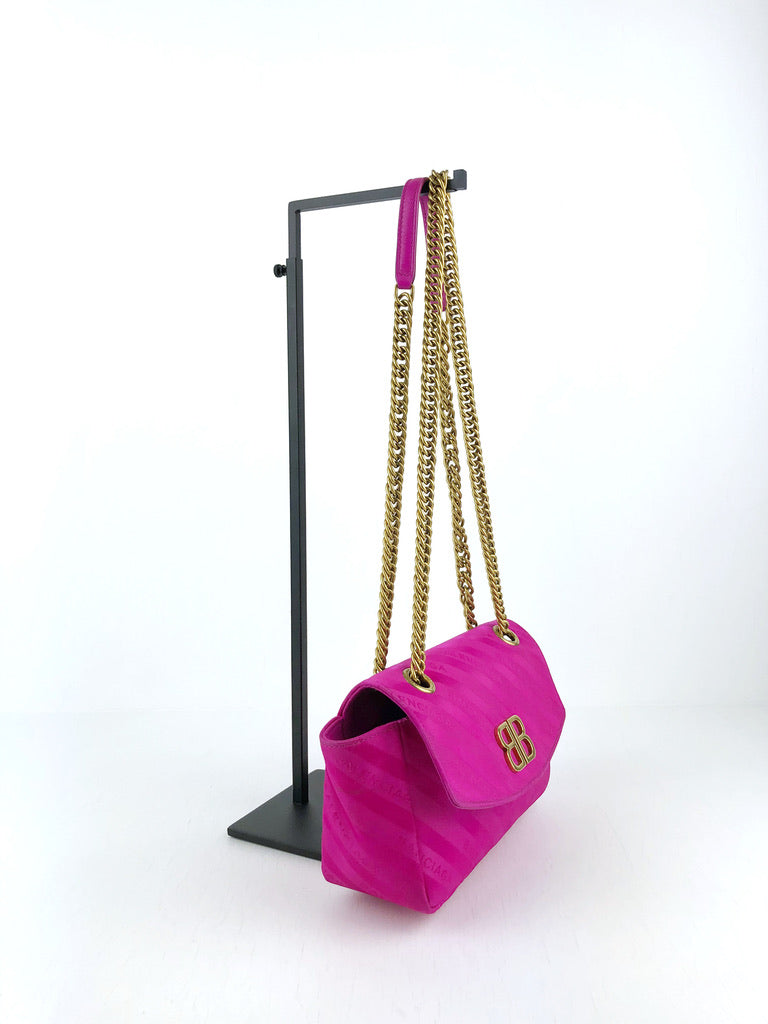 Balenciaga Satin shoulder Bag/Taske - Pink
