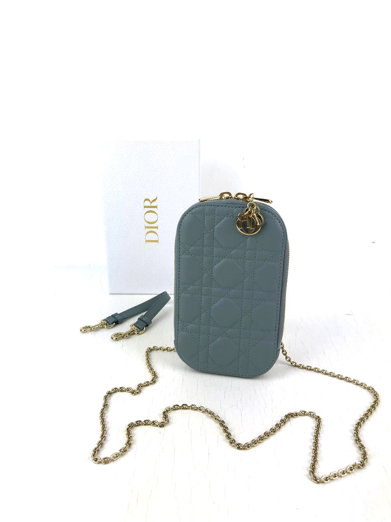 Dior Lille Taske/Lady Dior Phone Holder