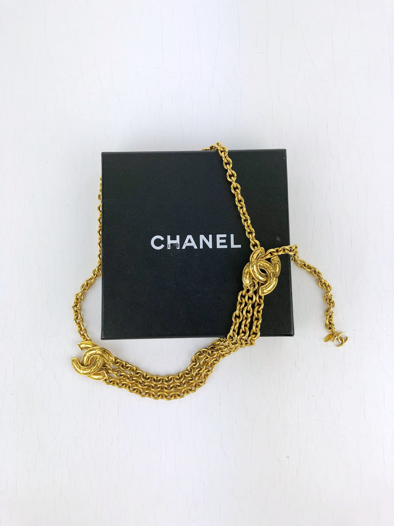 Chanel Vintage Chain Belt/Kæde-Bælte