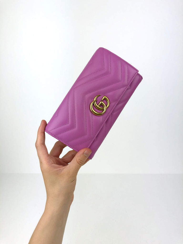 Gucci Marmont Stor Pink Wallet/ Pung
