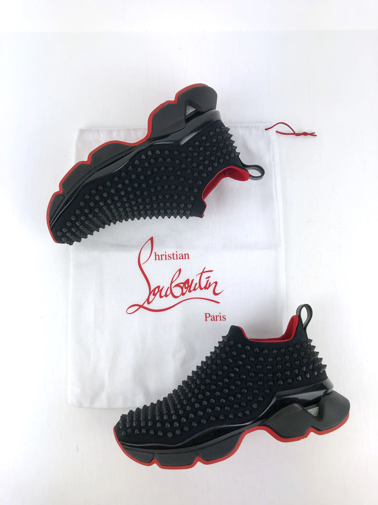 Christian Louboutin Spike Sok Sneakers - Str 39