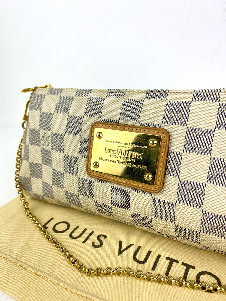 Louis Vuitton Eva Damier Azur Cloth Taske