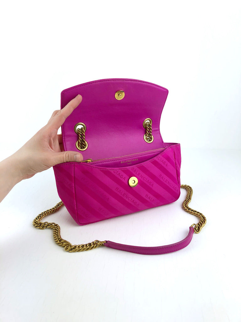 Balenciaga Satin shoulder Bag/Taske - Pink