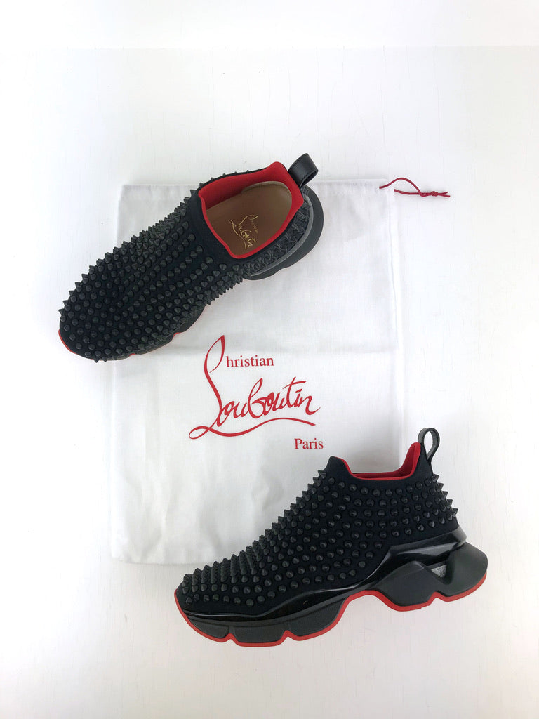 Christian Louboutin Spike Sok Sneakers - Str 39