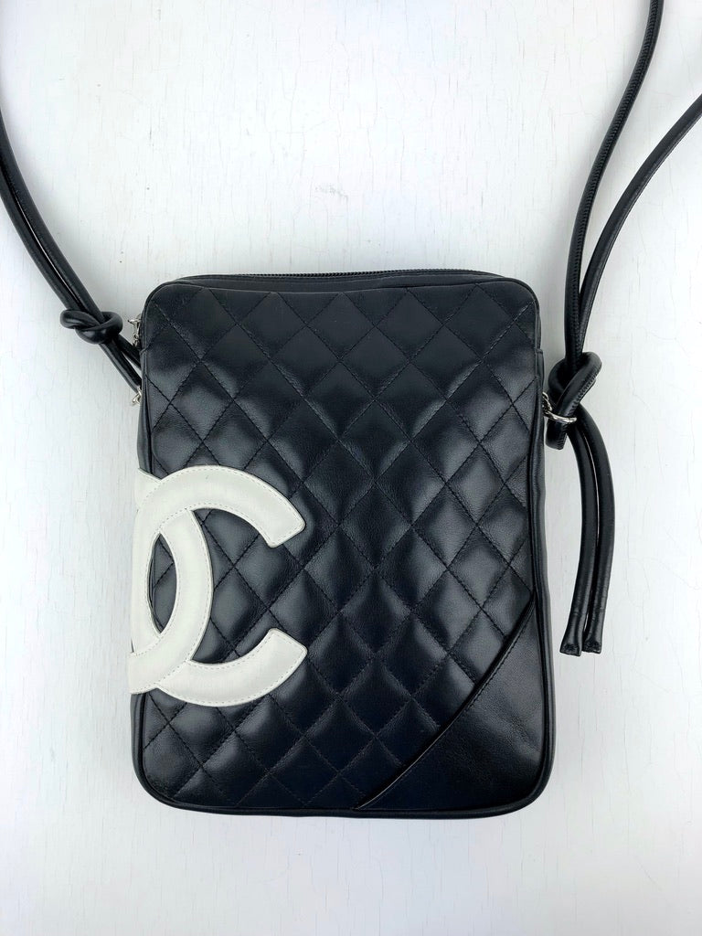 Chanel Quilted Cambon - Black Messenger Bag