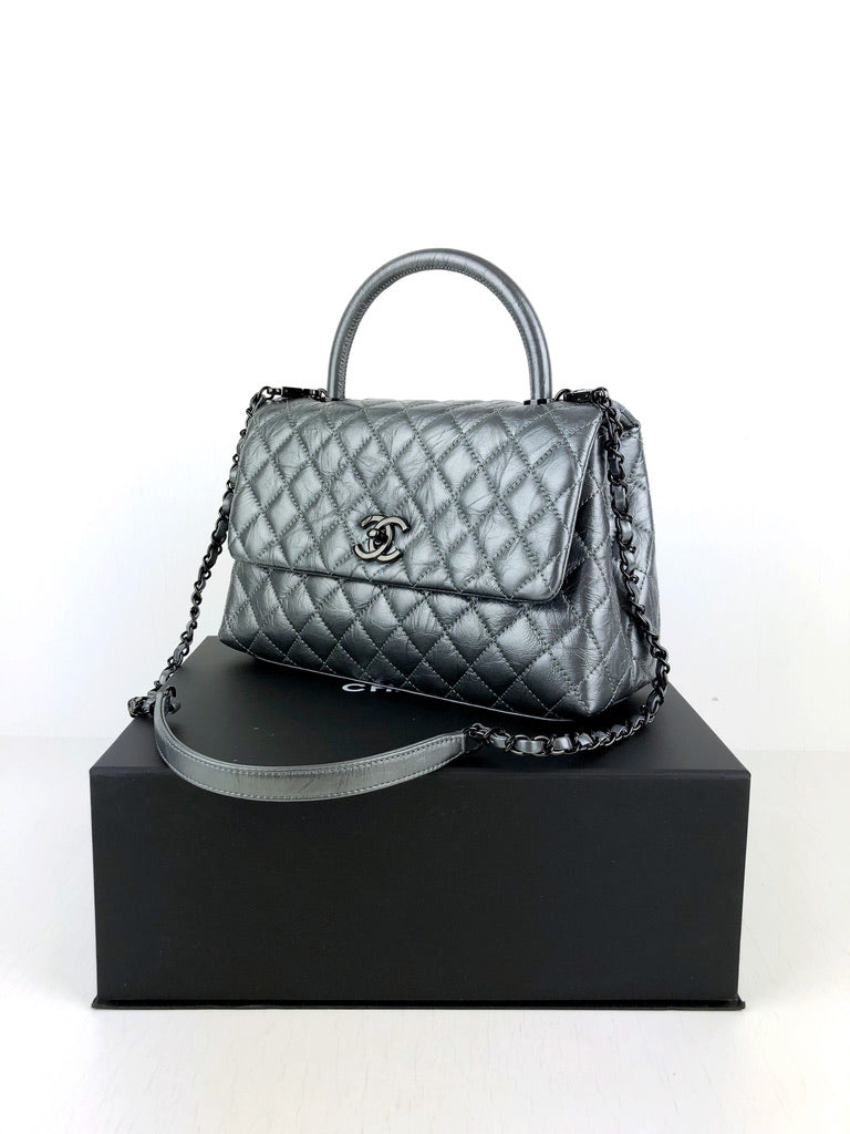 Chanel Medium Flap Bag With Top Handle