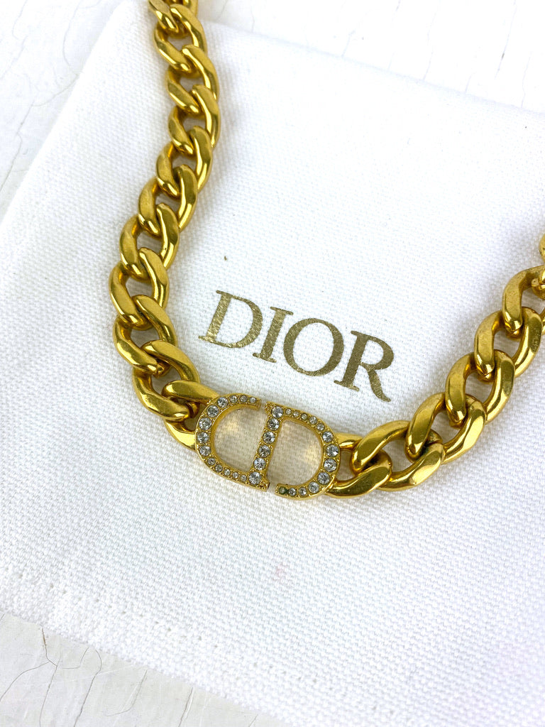 Dior Necklace/Halskæde - (Nypris ca 5.150 kr/690 Euro)