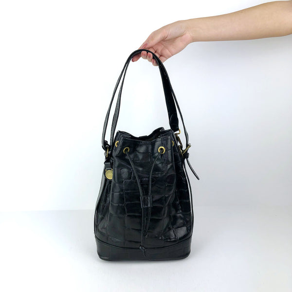Mulberry Bucket Bag/Taske - Ældre Model Sort