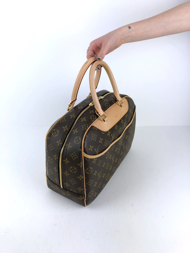 Louis Vuitton Monogram Deauville/Bowling Bag/Taske
