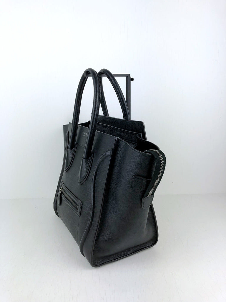 Celine Mini Luggage Handbag - Sort