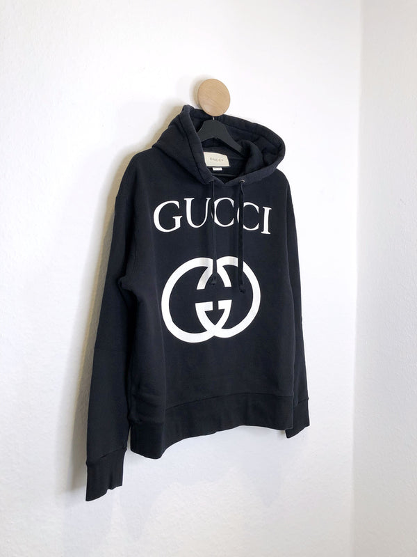 Gucci Hooded Sweatshirt- Passer ca Str M oversize