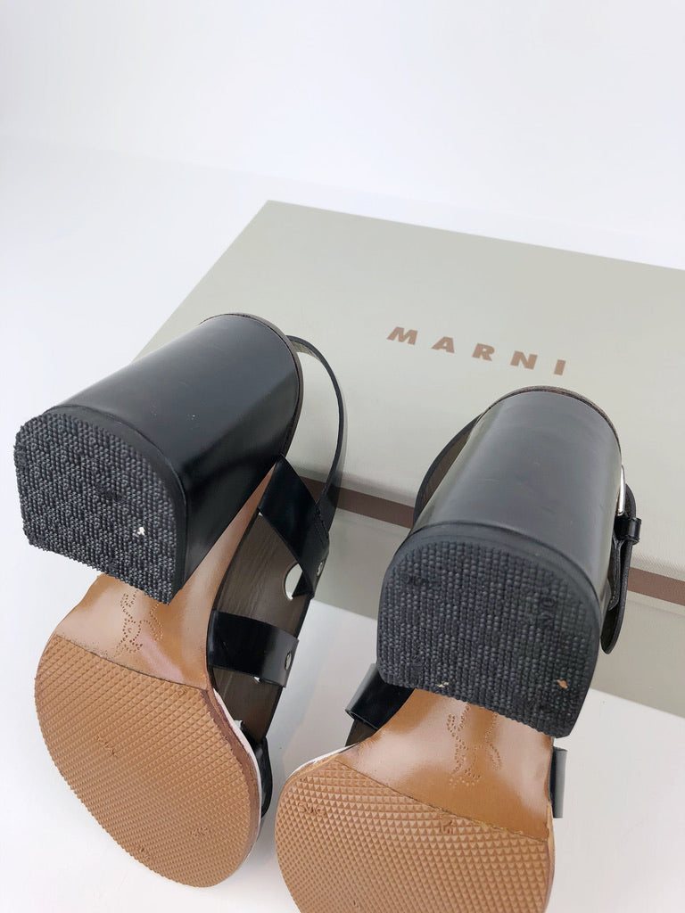 Marni Sandaler med hæl