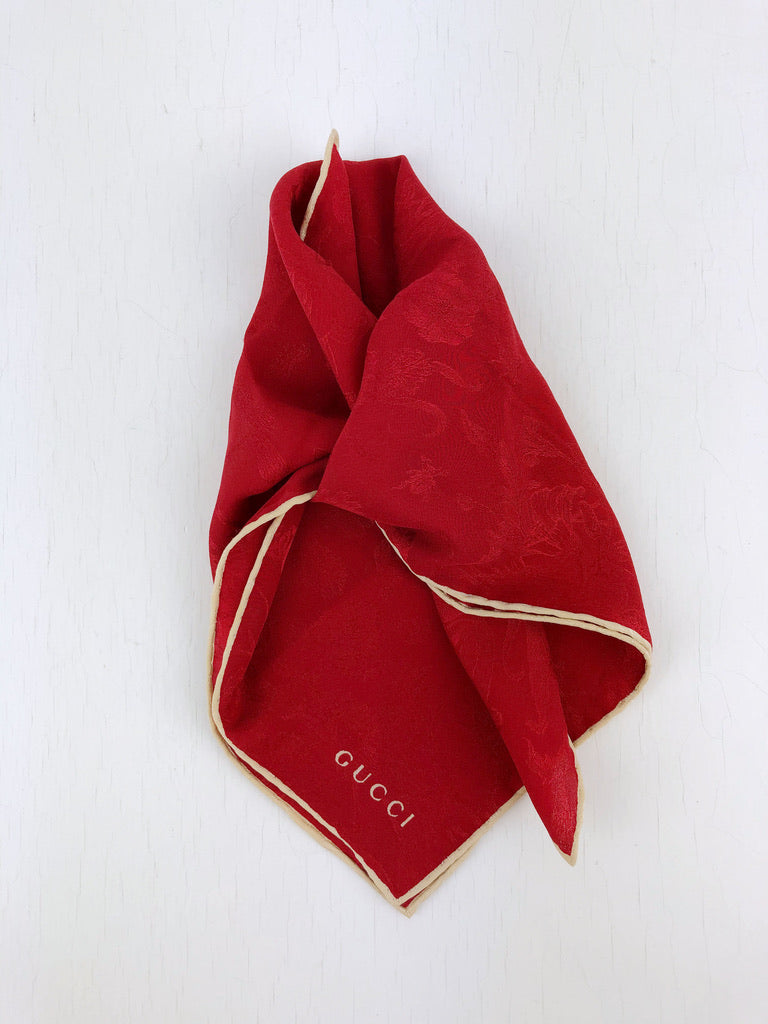 Gucci Lille Tørklæde - Rødt