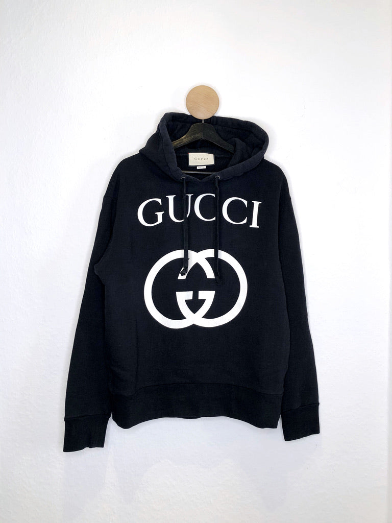 Gucci Hooded Sweatshirt- Passer ca Str M oversize