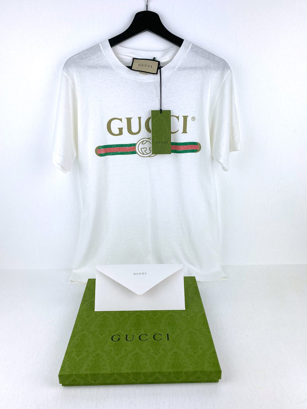 Gucci T-Shirt - Stor i størrelsen! - Str XXS